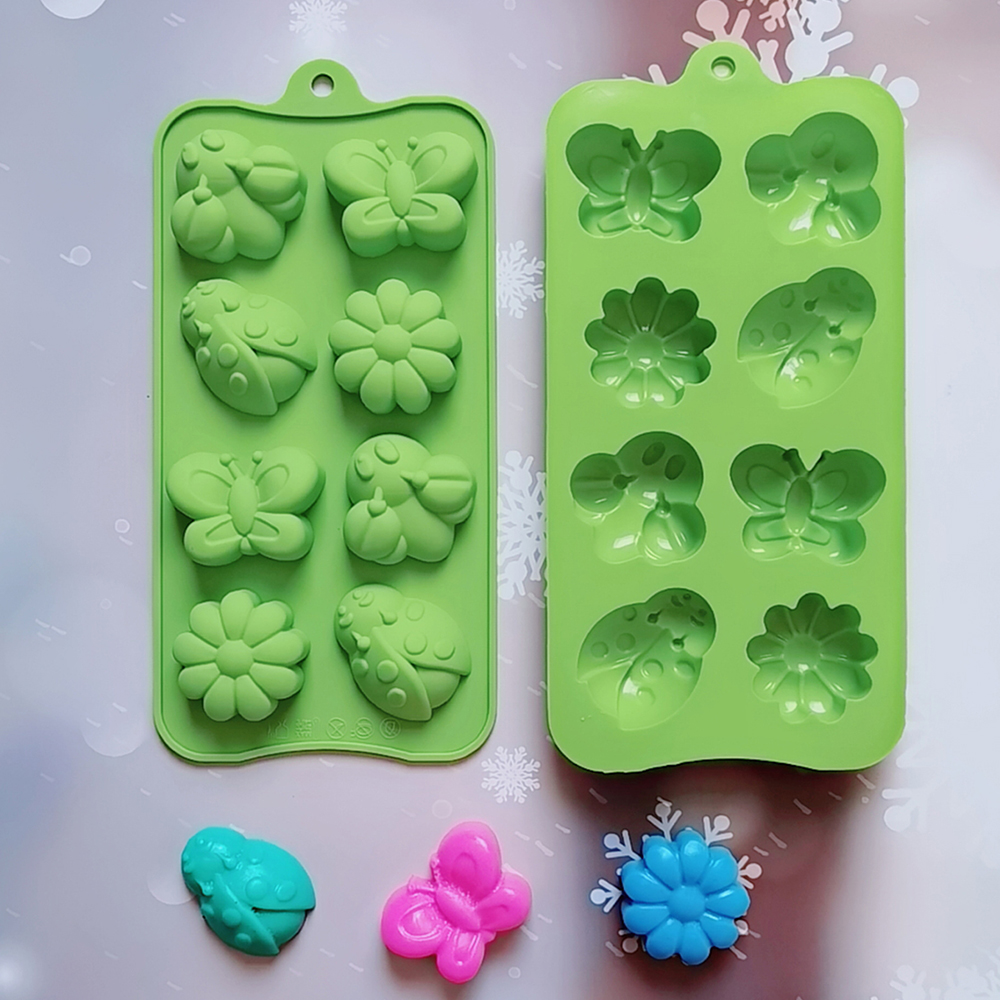 Soap Making Designs - Silicone Baking Tools Insect/Bee/ Butterfly Shape