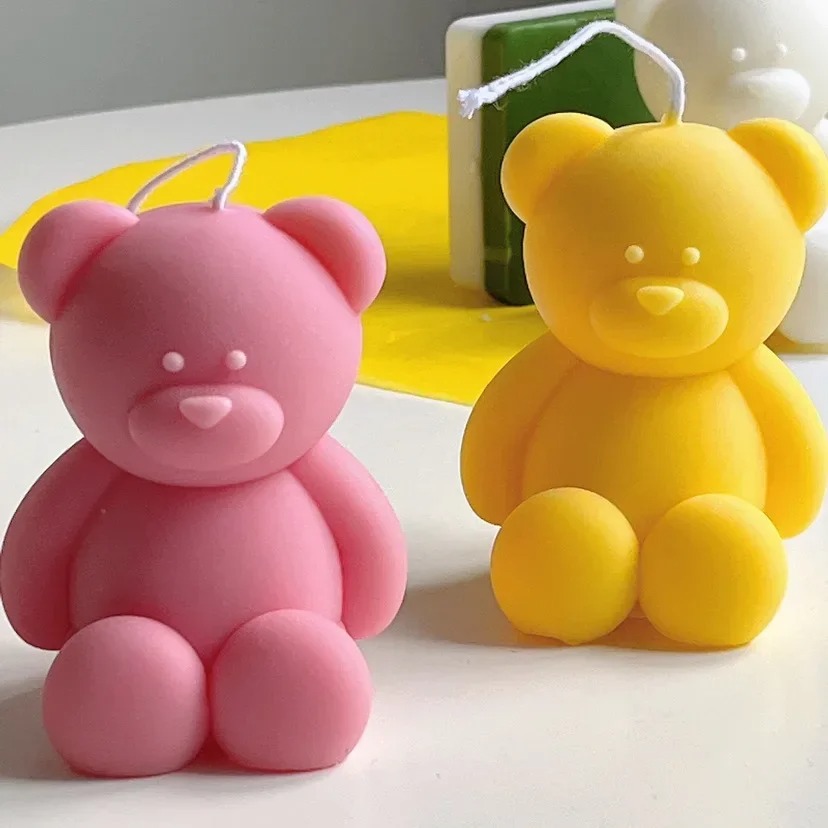 Soap Making Unit - 3D Cute Cartoon Bear Silicone Candle