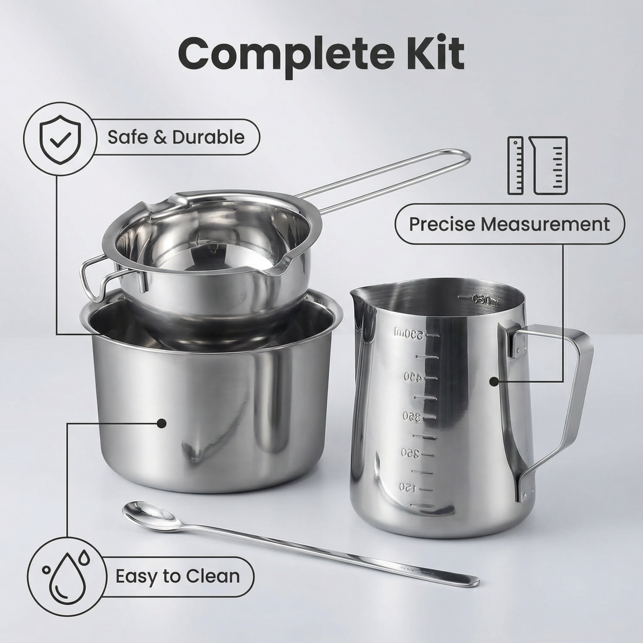Soap Making Pot - DIY Handmade Aromatherapy Candle Making Kit