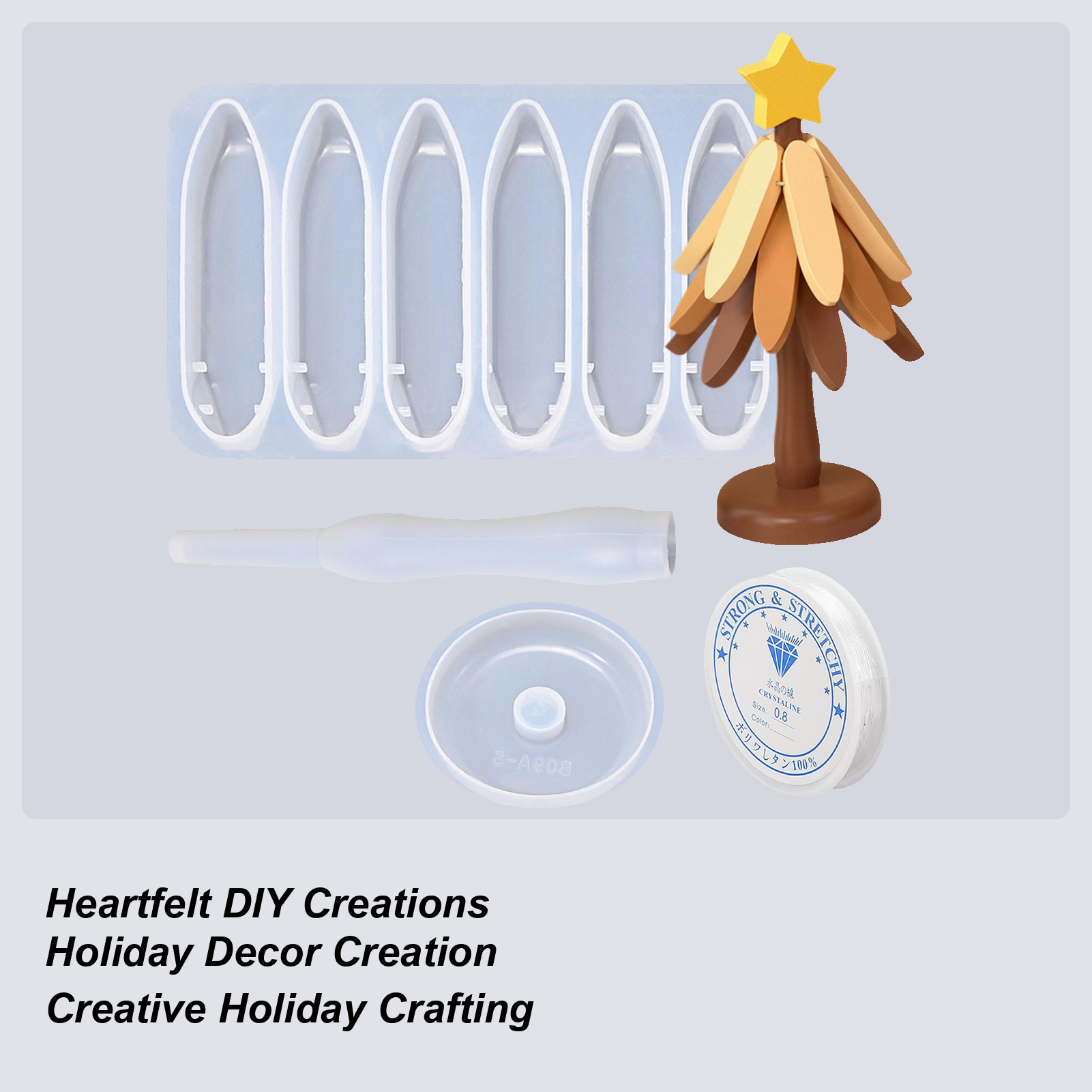 Soap Making Pot - Christmas Resin Molds Handmade Tree Shape