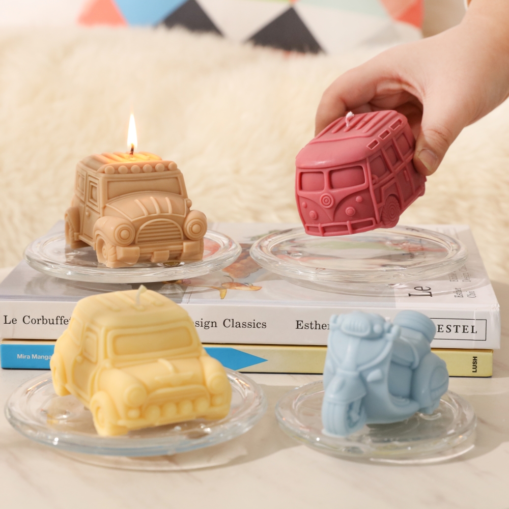 Soap Making At Home - Nicole Vintage Retro Mini Car Candle