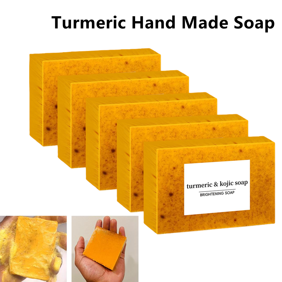 Soap Making Olive Oil - 1/2/3/5Pcs 100g Turmeric Hand Made Soap,