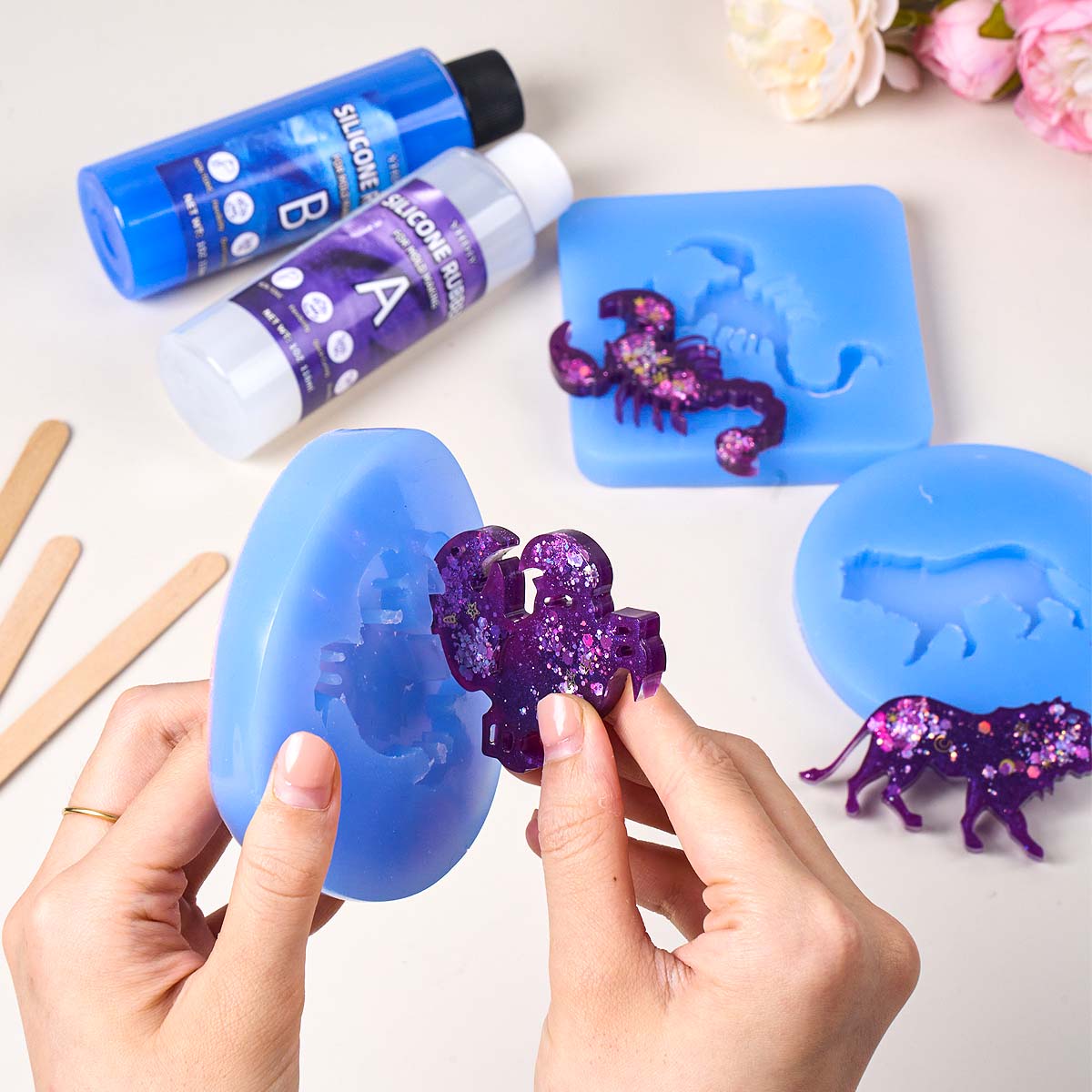 118ml/296ml Silicone Mold Maki - Soap Making Designs のレビューと価格
