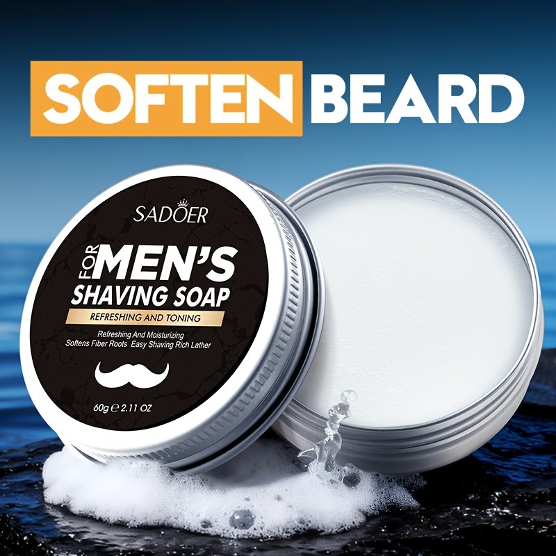 Men's Shaving Soap, Containing - Soap Making Olive Oil のレビューと価格