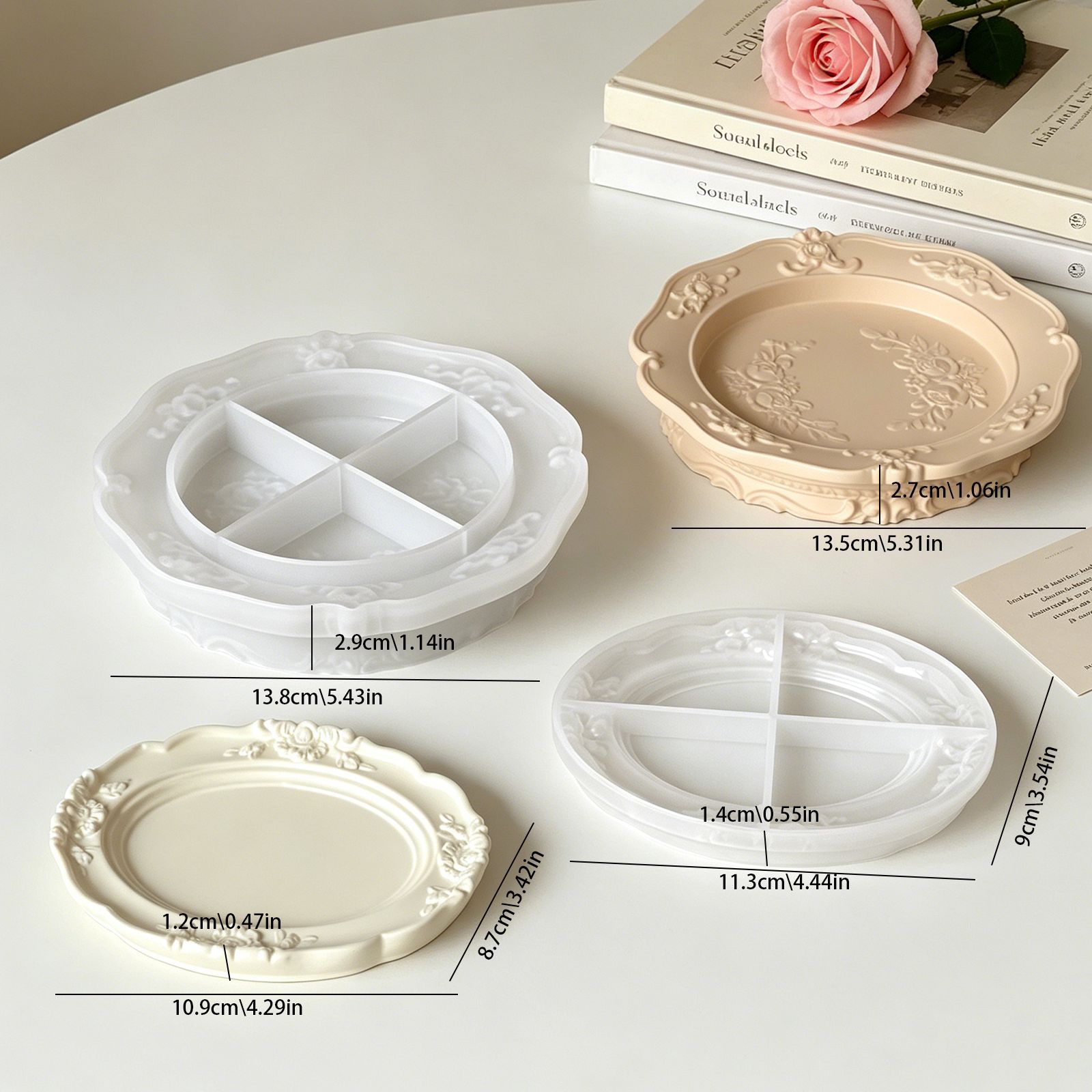 Elegant Vintage Baroque Lace S - Soap Making Designs のレビューと価格