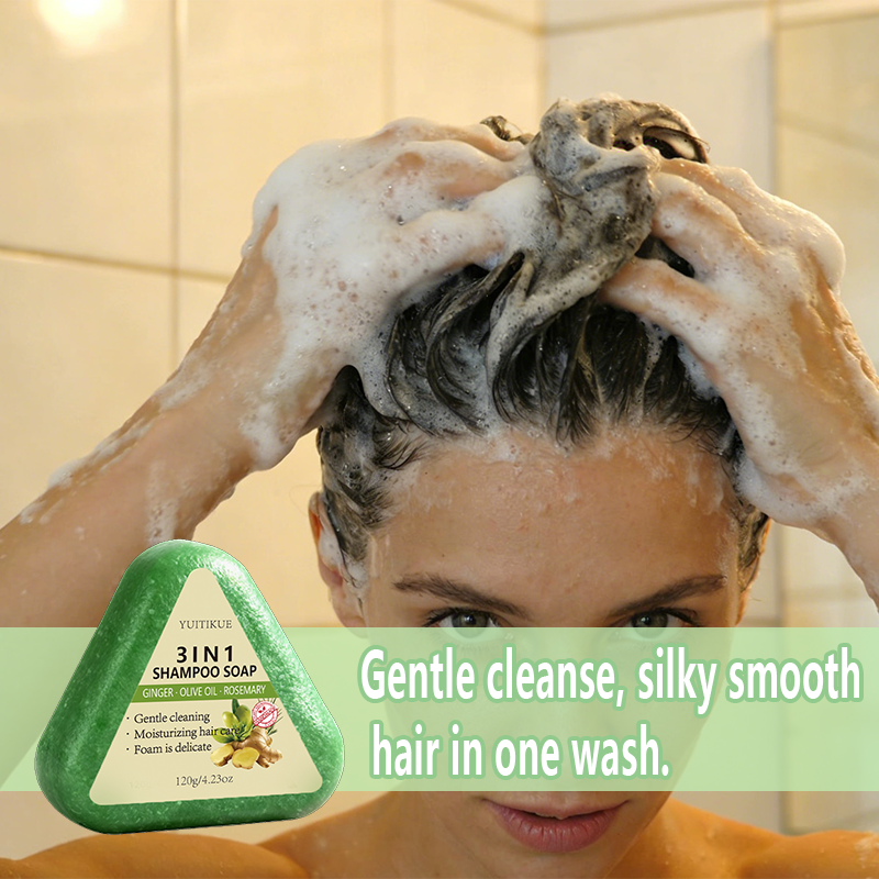 Yuitikue 3-in-1 Ginger Shampoo - Soap Making Olive Oil のレビューと価格