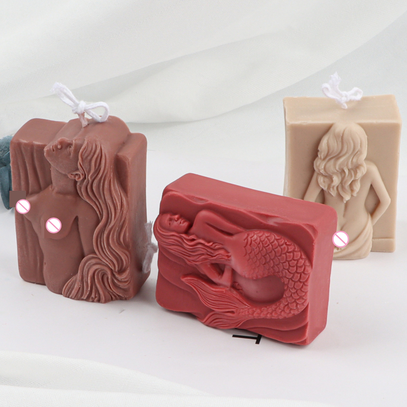 Mermaid Handmade Soap Silicone - Soap Making Gifts のレビューと価格