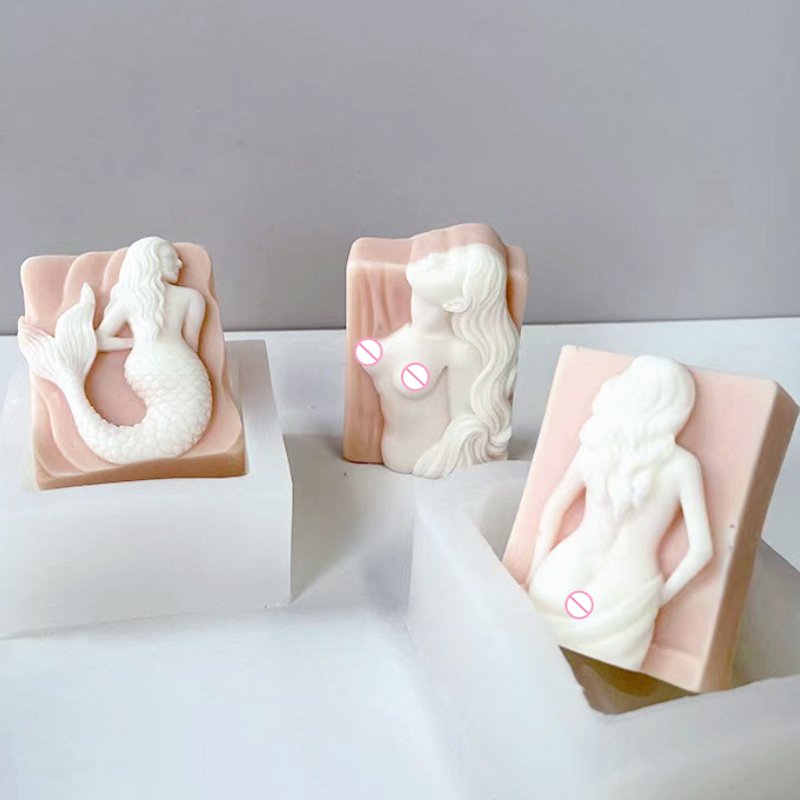 Mermaid Handmade Soap Silicone - Soap Making Gifts のレビューと価格