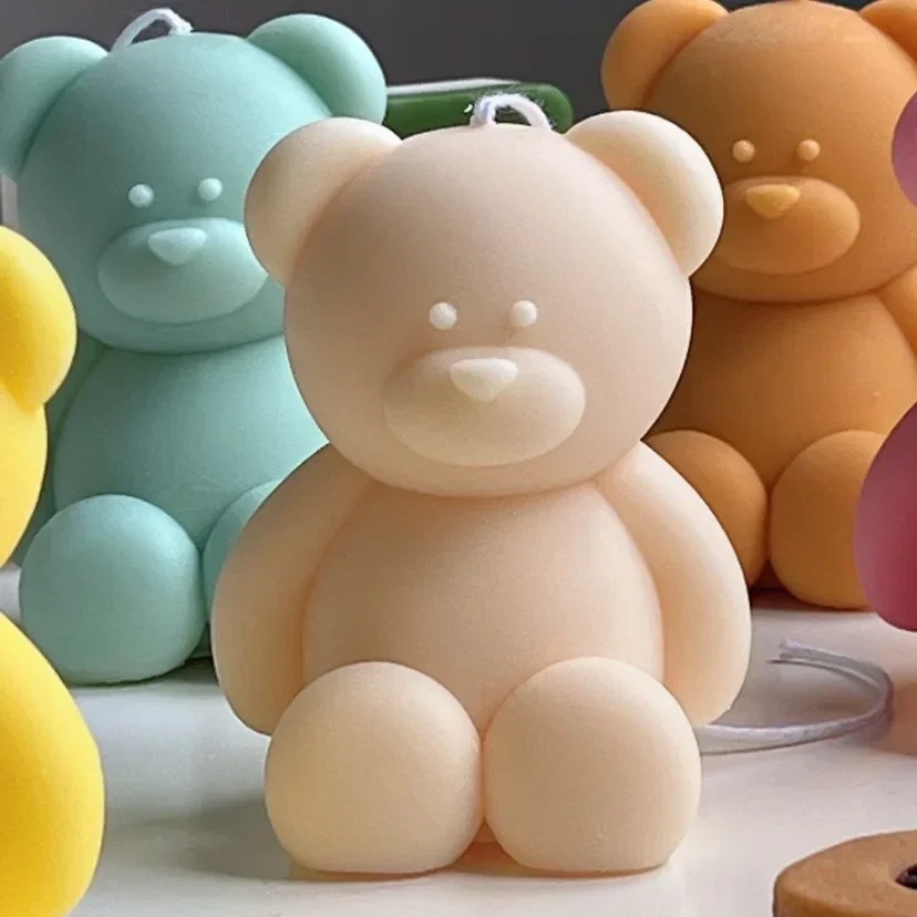 3D Cute Cartoon Bear Silicone  - Soap Making Unit のレビューと価格