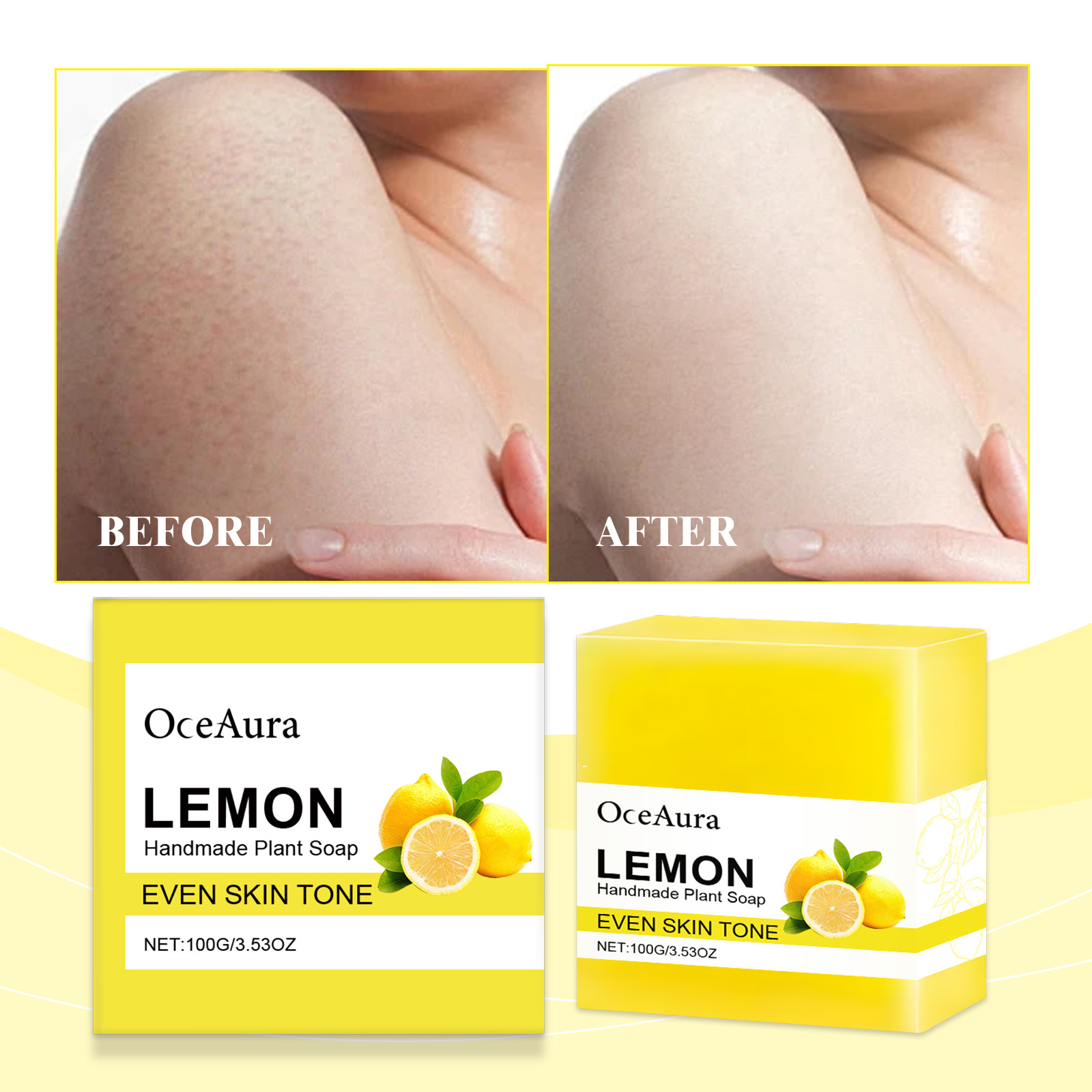 OCEAURA Luxury Lemon Handmade  - Soap Making Olive Oil のレビューと価格