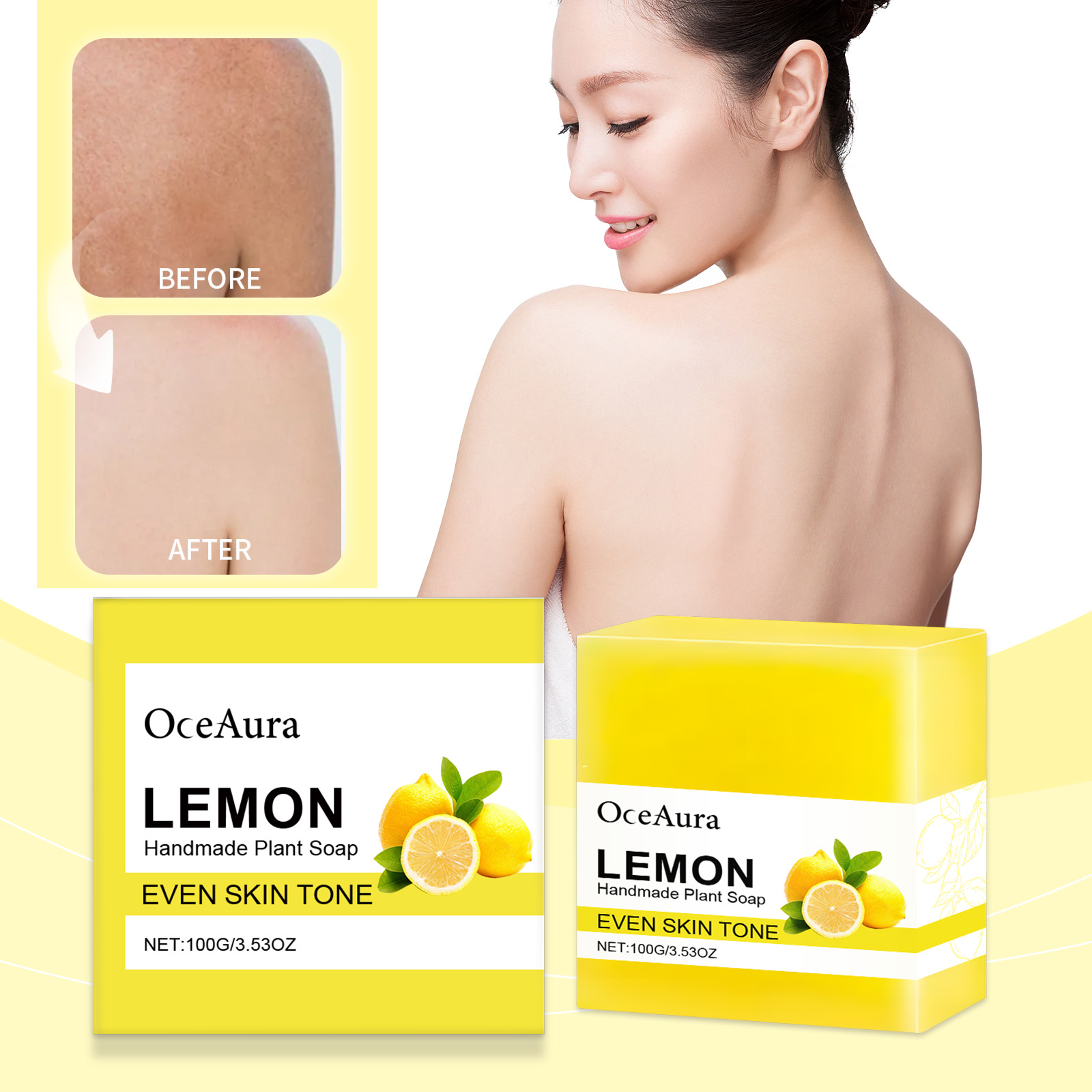 OCEAURA Luxury Lemon Handmade  - Soap Making Olive Oil のレビューと価格