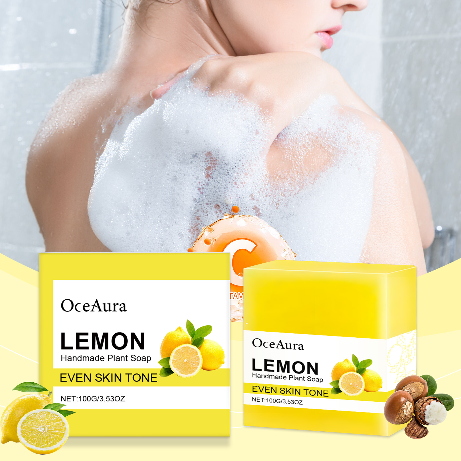OCEAURA Luxury Lemon Handmade  - Soap Making Olive Oil のレビューと価格