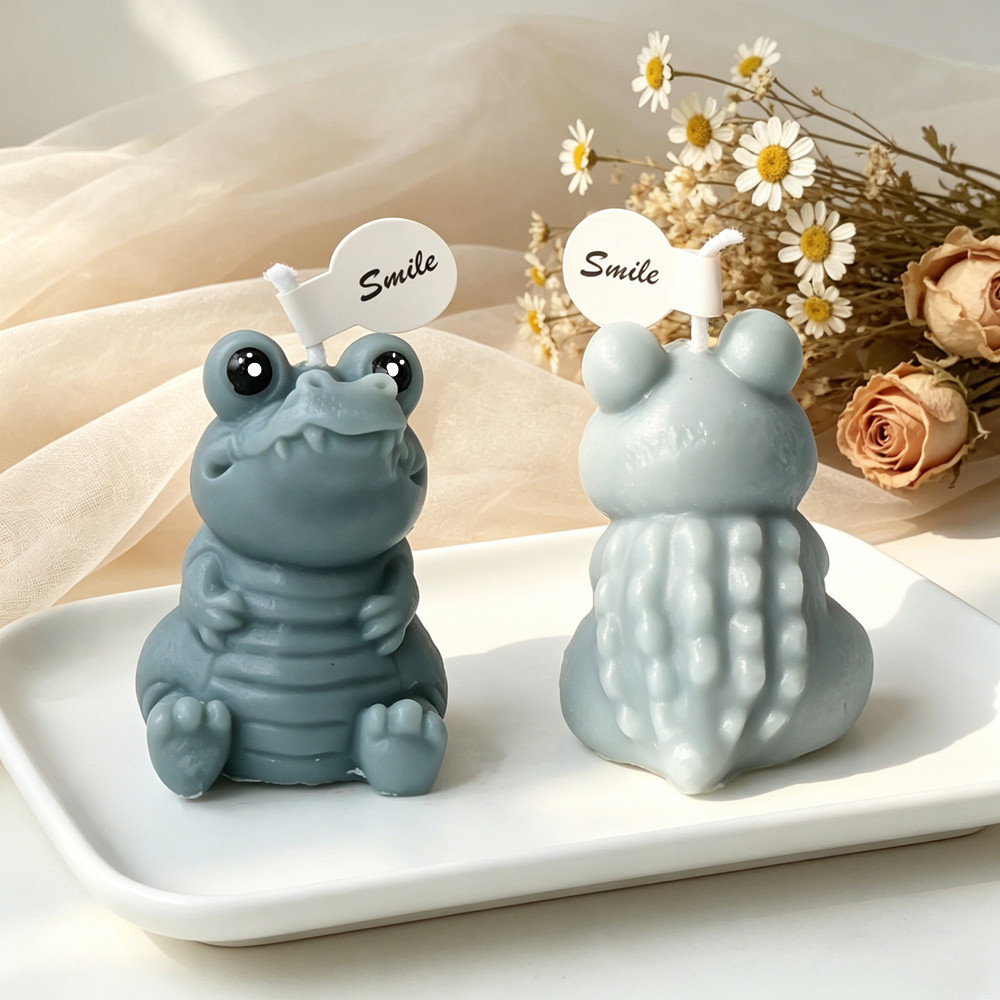 Chibi Crocodile Silicone Candl - Soap Making Gifts のレビューと価格