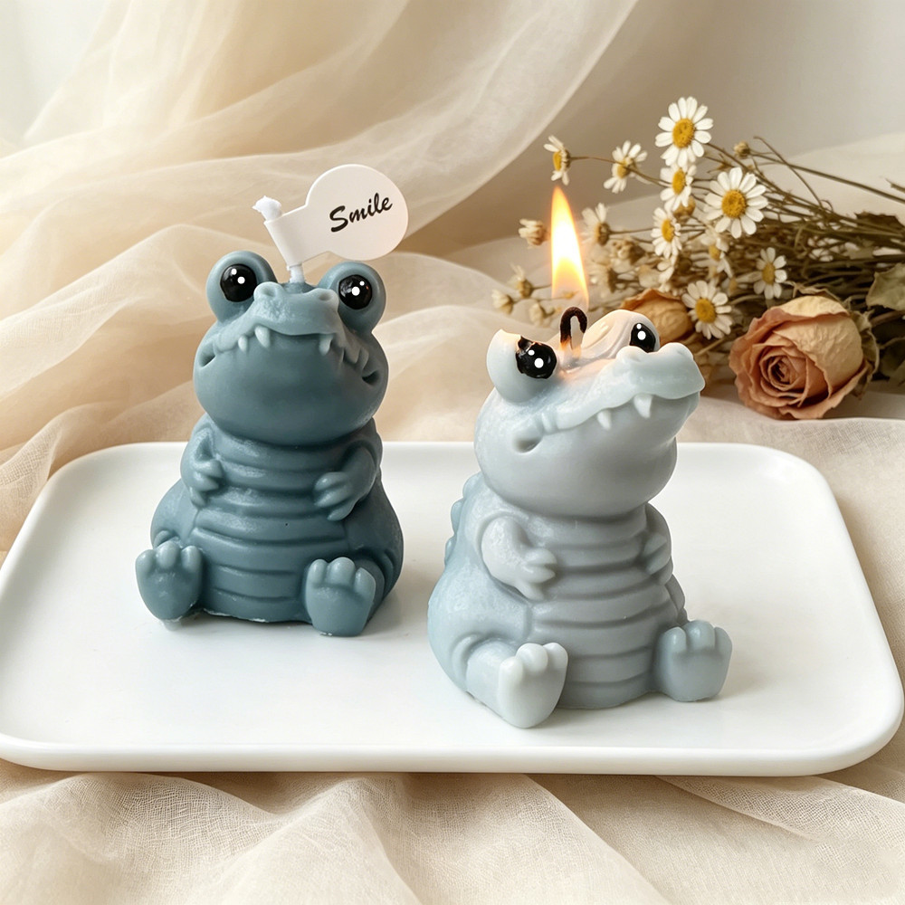 Chibi Crocodile Silicone Candl - Soap Making Gifts のレビューと価格