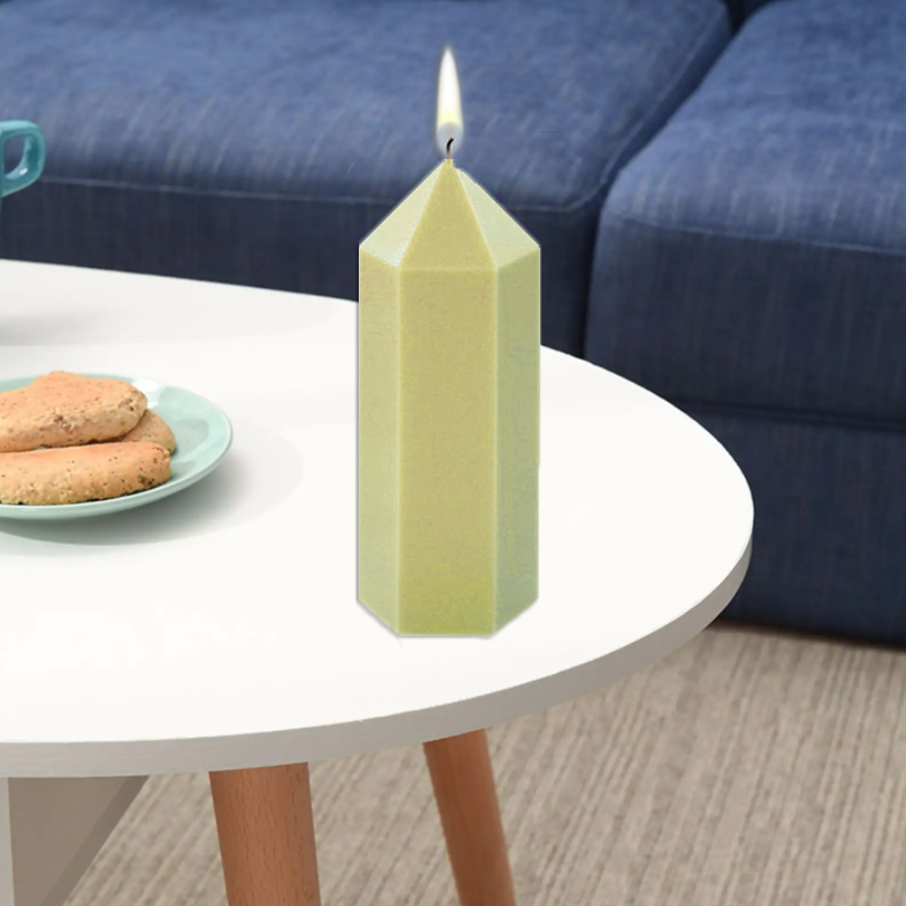 3D Hexagonal Column Candle Mol - Soap Making Unit のレビューと価格
