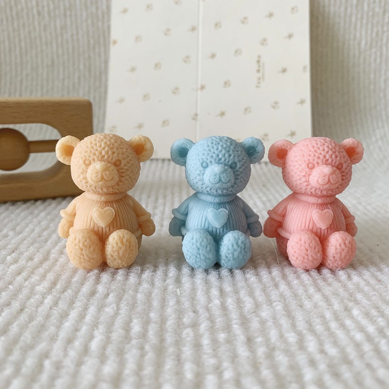 Mini Love Bear Candle Silicone - Soap Making Business のレビューと価格