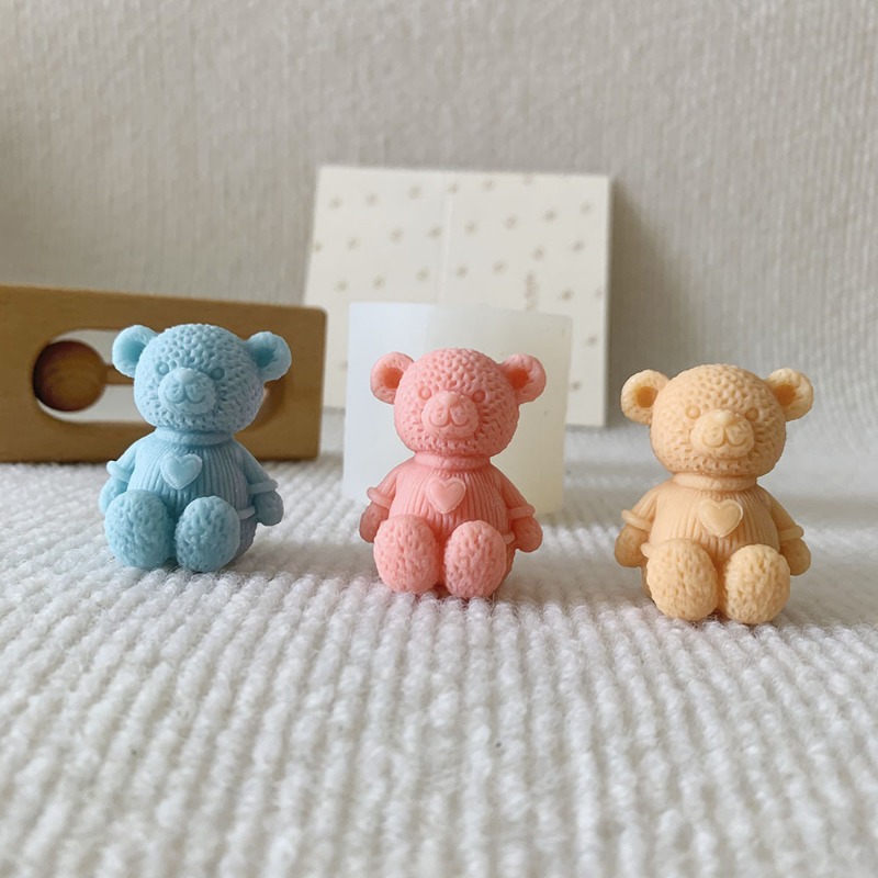 Mini Love Bear Candle Silicone - Soap Making Business のレビューと価格