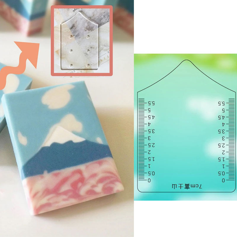 Moutain Pattern Scraper Rib So - Soap Making Hobby のレビューと価格