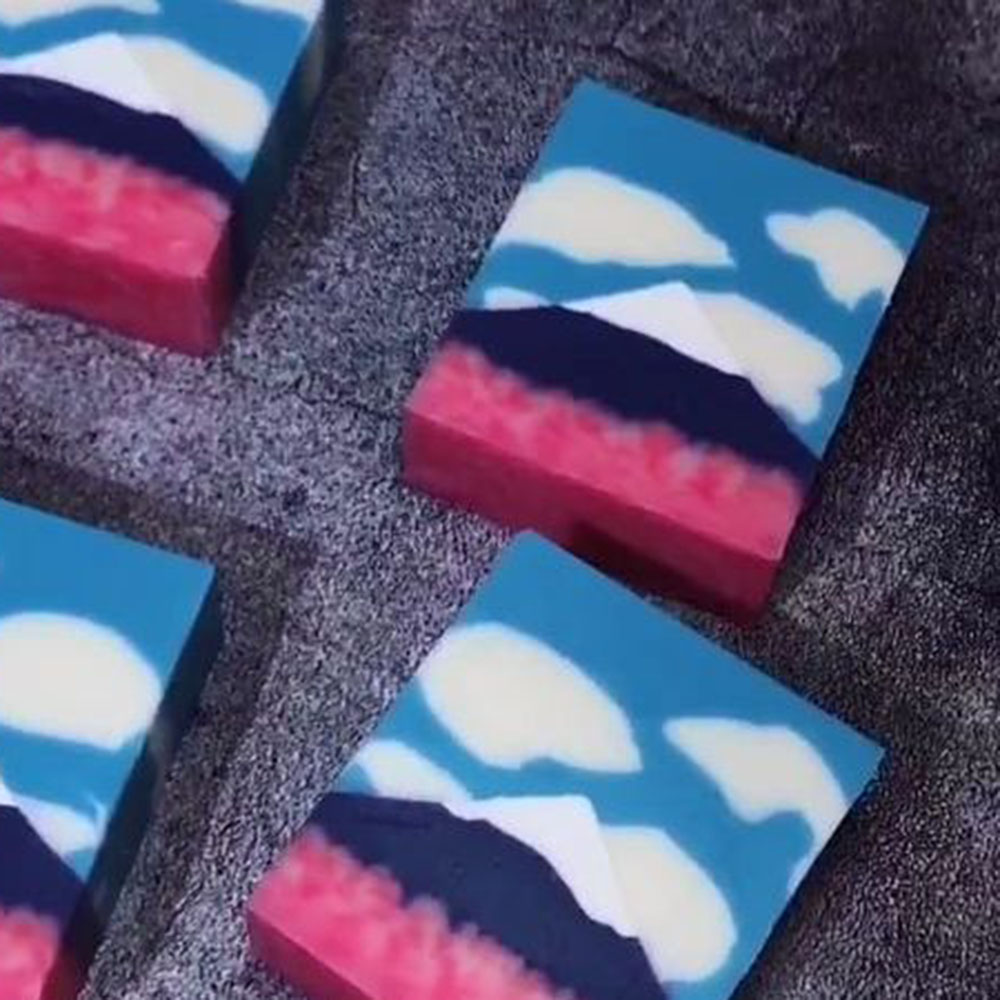 Moutain Pattern Scraper Rib So - Soap Making Hobby のレビューと価格