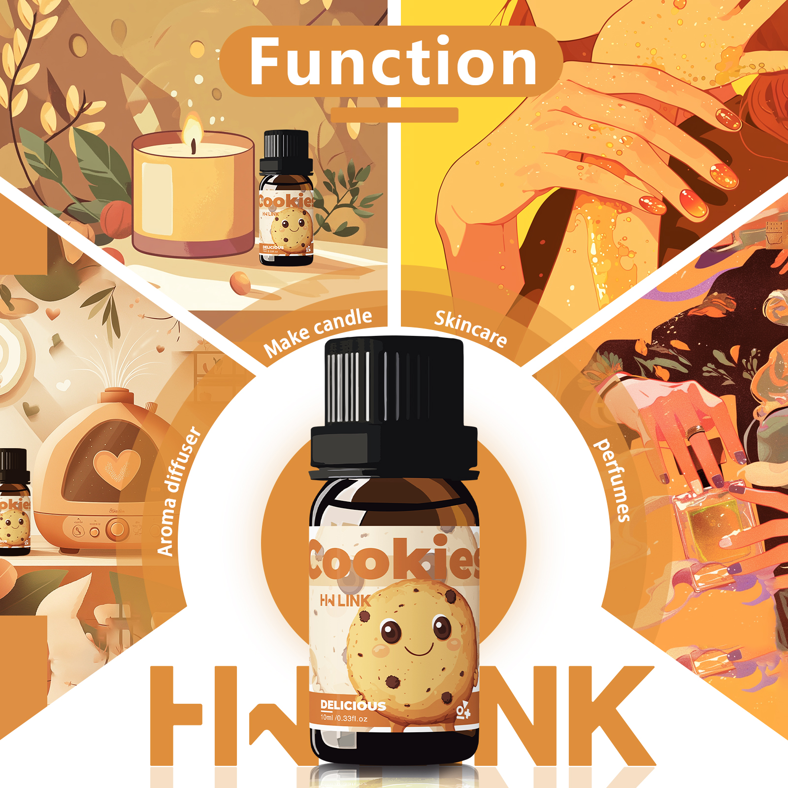 10ml Cookies Essential Oils Pe - Soap Making Gifts のレビューと価格
