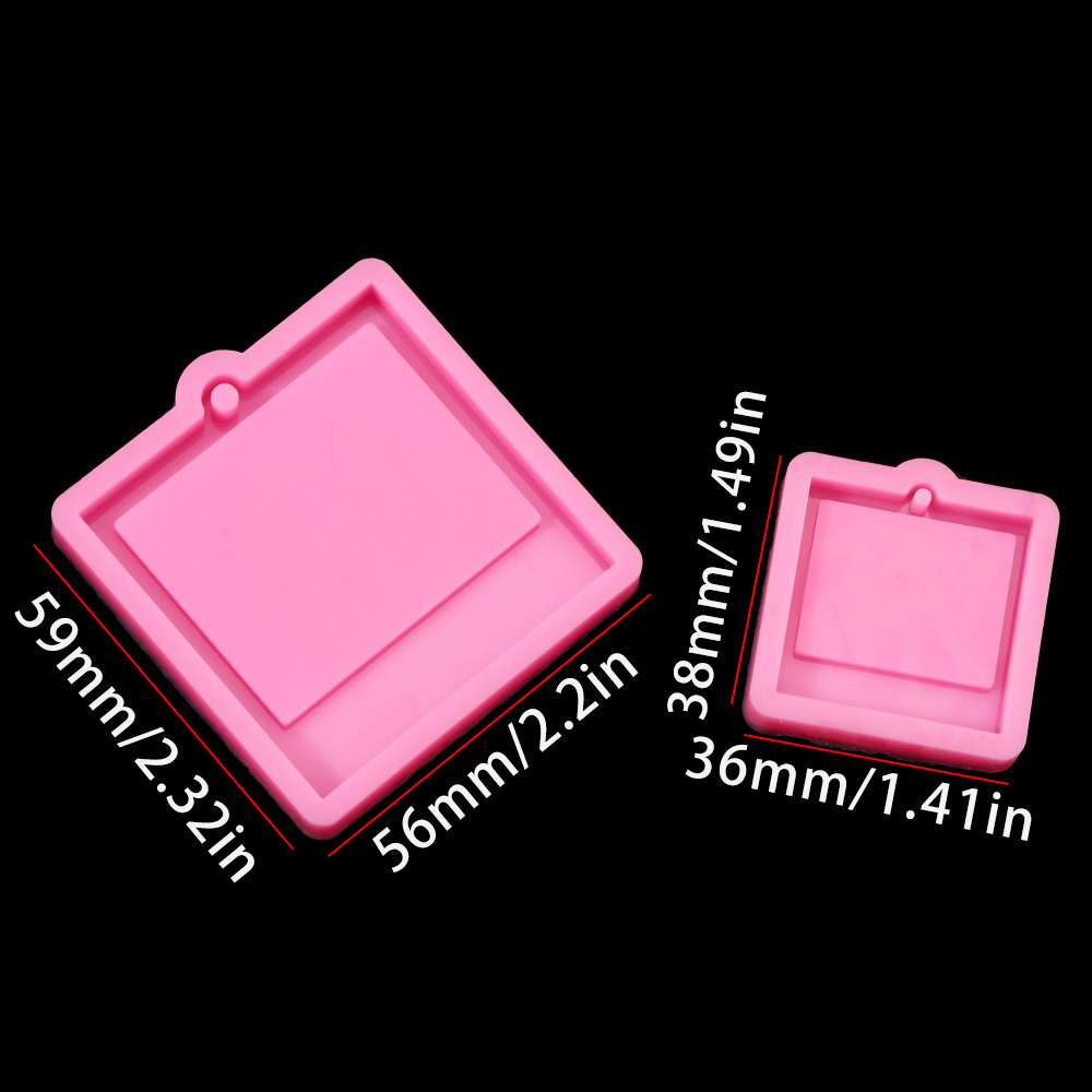 Photo Frame Epoxy Resin Keycha - Soap Making Designs のレビューと価格