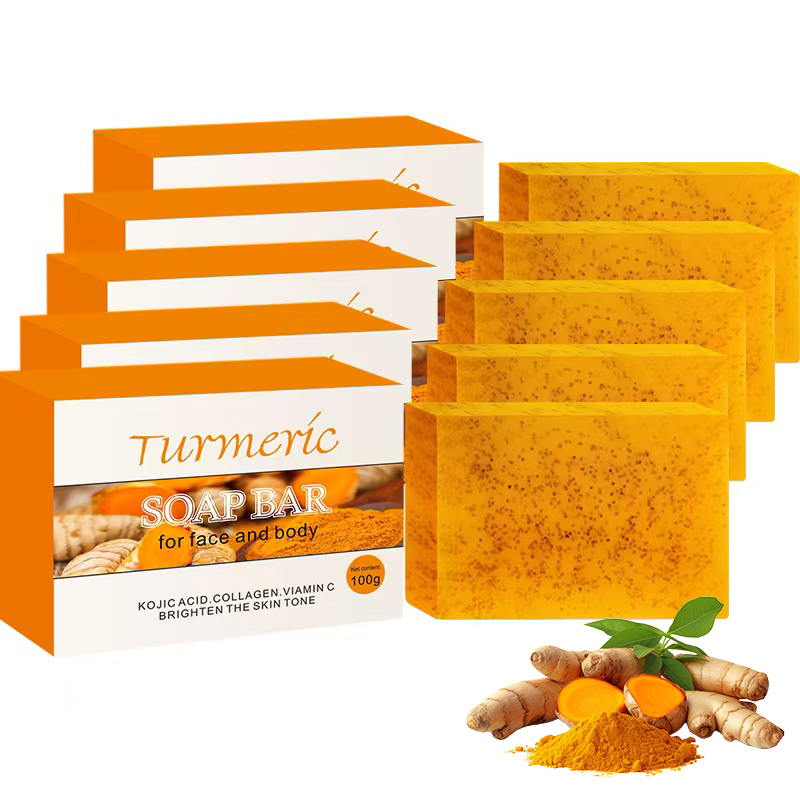 5Pcs Turmeric Soap Lemon Acids - Soap Making Olive Oil のレビューと価格