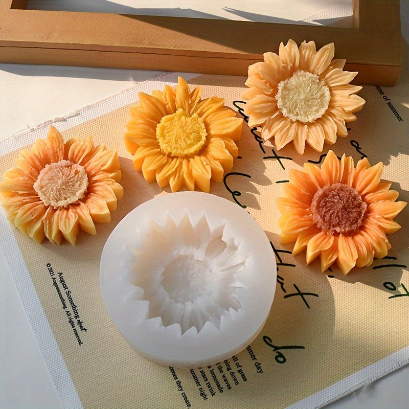 Vibrant 3D Sunflower Silicone  - Soap Making Designs のレビューと価格