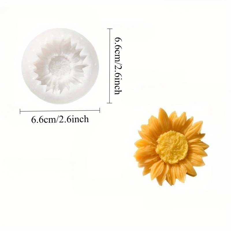 Vibrant 3D Sunflower Silicone  - Soap Making Designs のレビューと価格