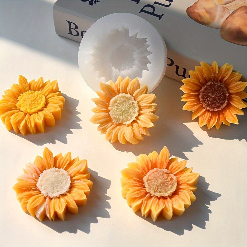 Vibrant 3D Sunflower Silicone  - Soap Making Designs のレビューと価格