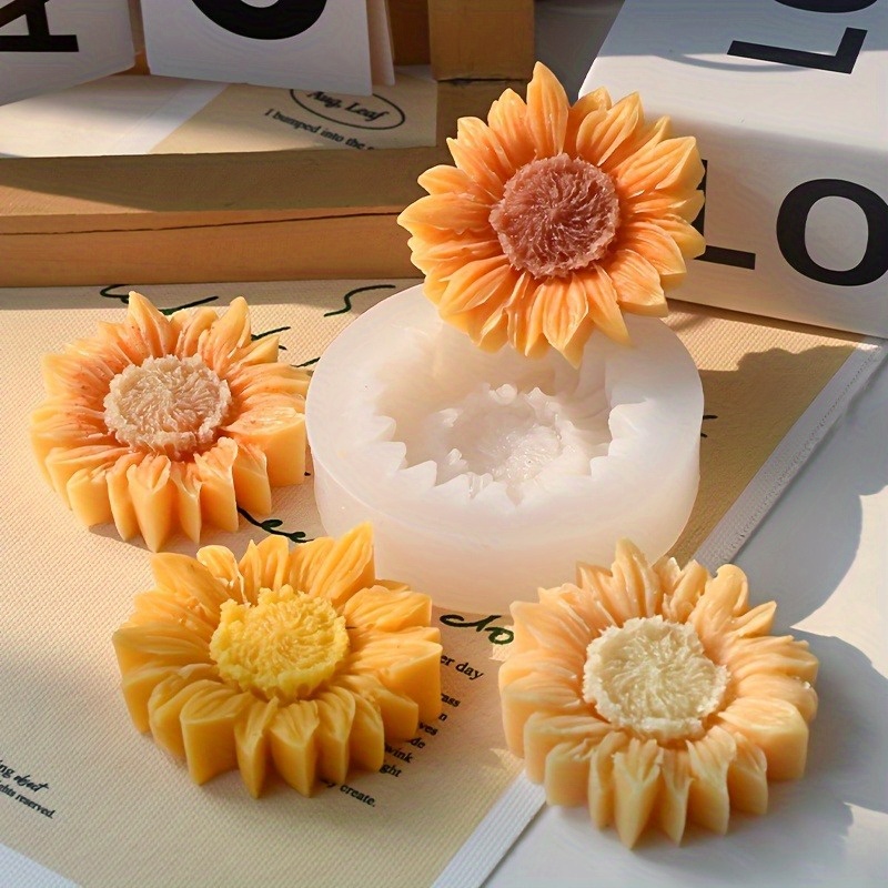 Vibrant 3D Sunflower Silicone  - Soap Making Designs のレビューと価格