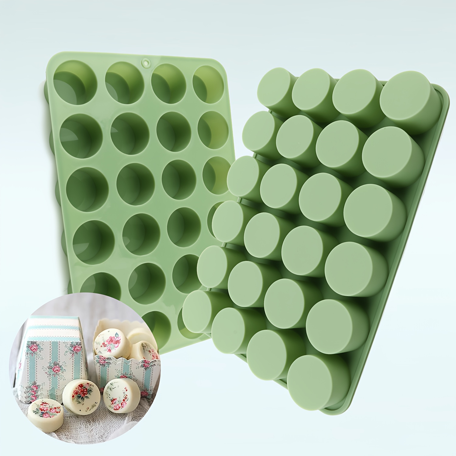 A Round Silicone Ice Cube Mold - Soap Making Business のレビューと価格