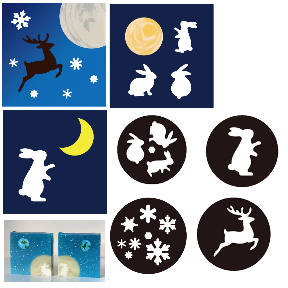Cartoon Pattern Disc Design Cl - Soap Making Hobby のレビューと価格