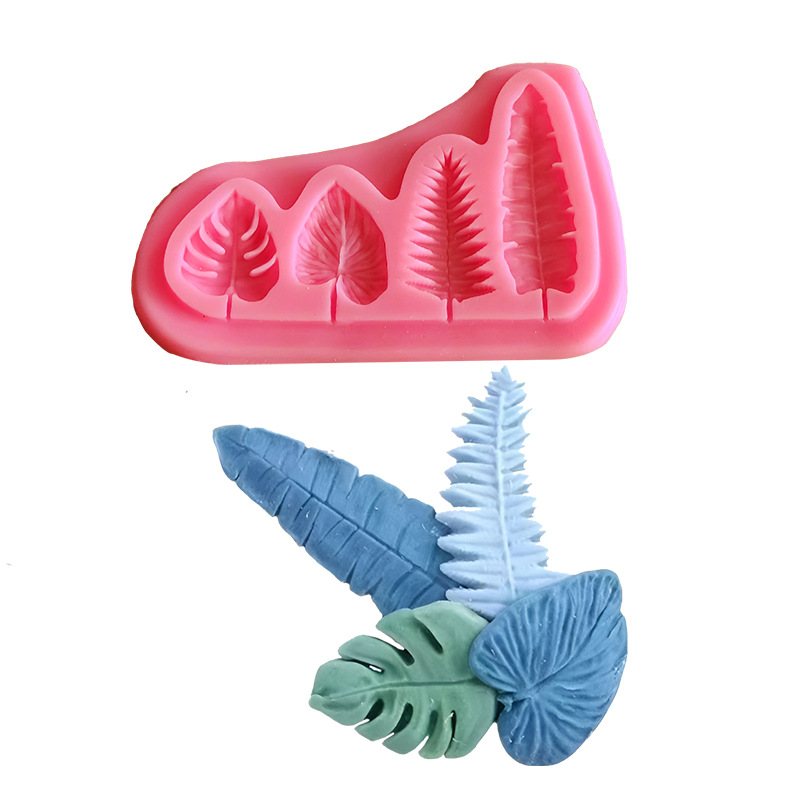 Palm Leaves And Turtle Leaf Si - Soap Making Silicone Molds のレビューと価格