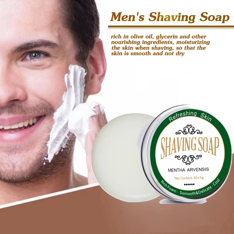 Man Beard Shaving Soap Gentle  - Soap Making Unit のレビューと価格