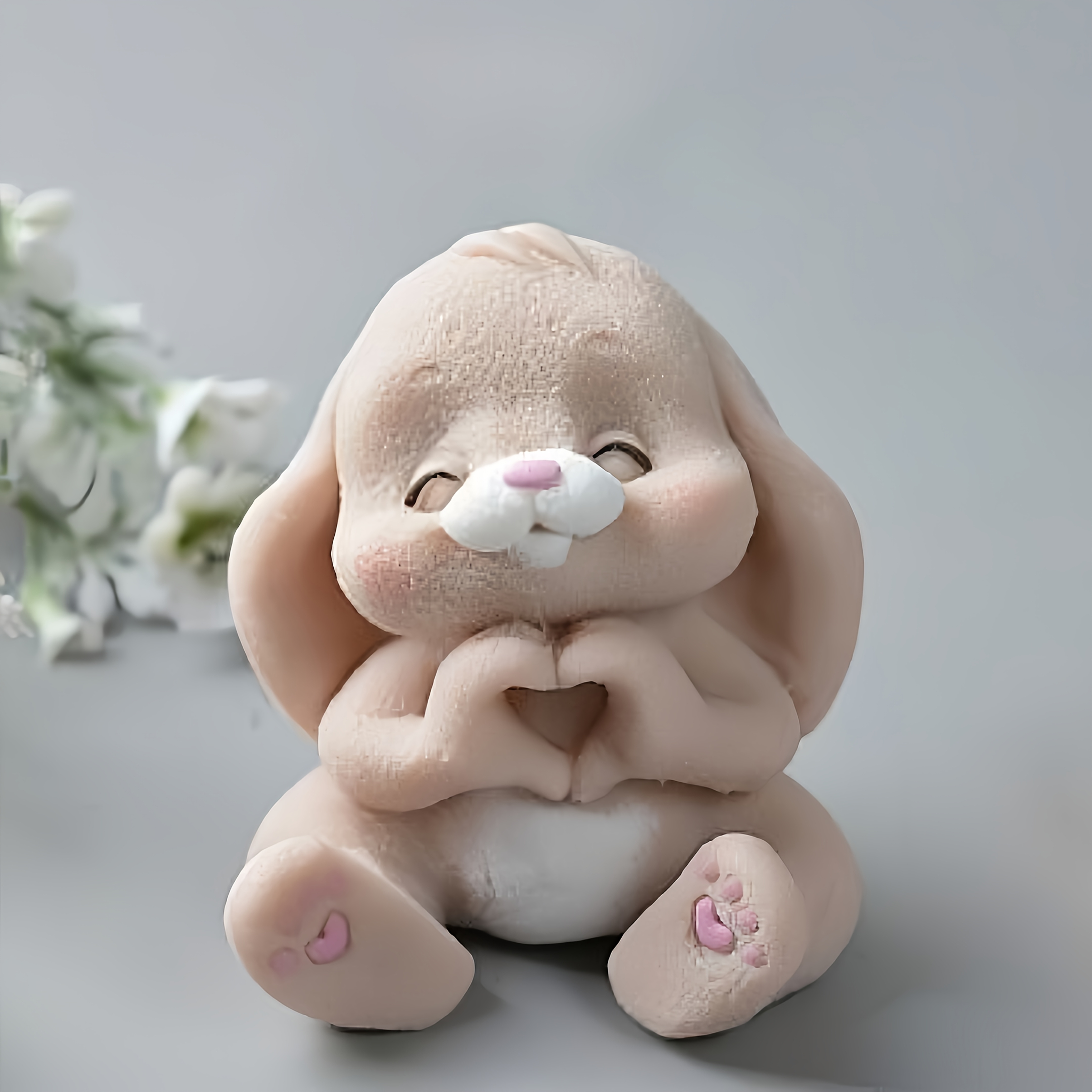 1pc Adorable Rabbit Resin Sili - Soap Making Designs のレビューと価格