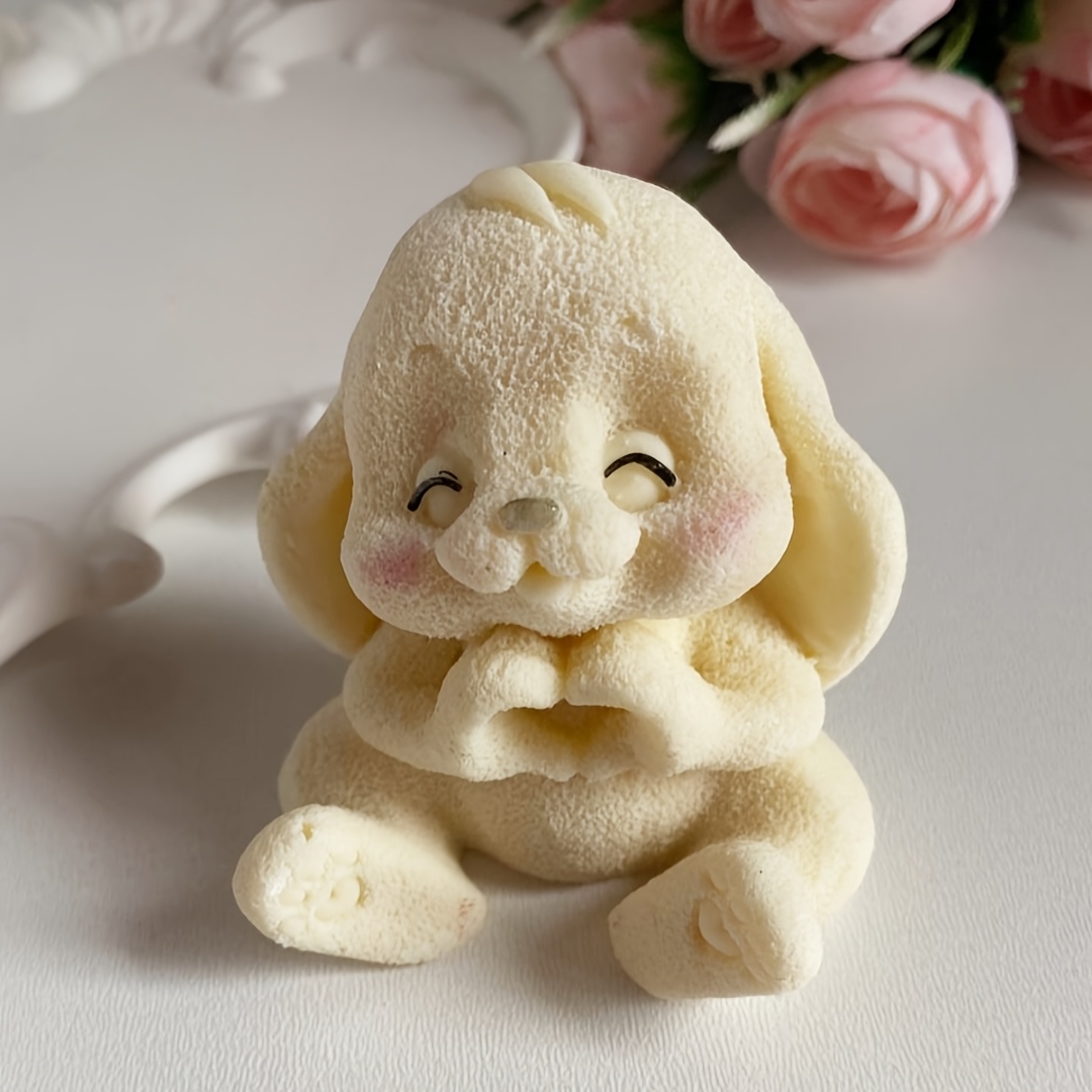 1pc Adorable Rabbit Resin Sili - Soap Making Designs のレビューと価格