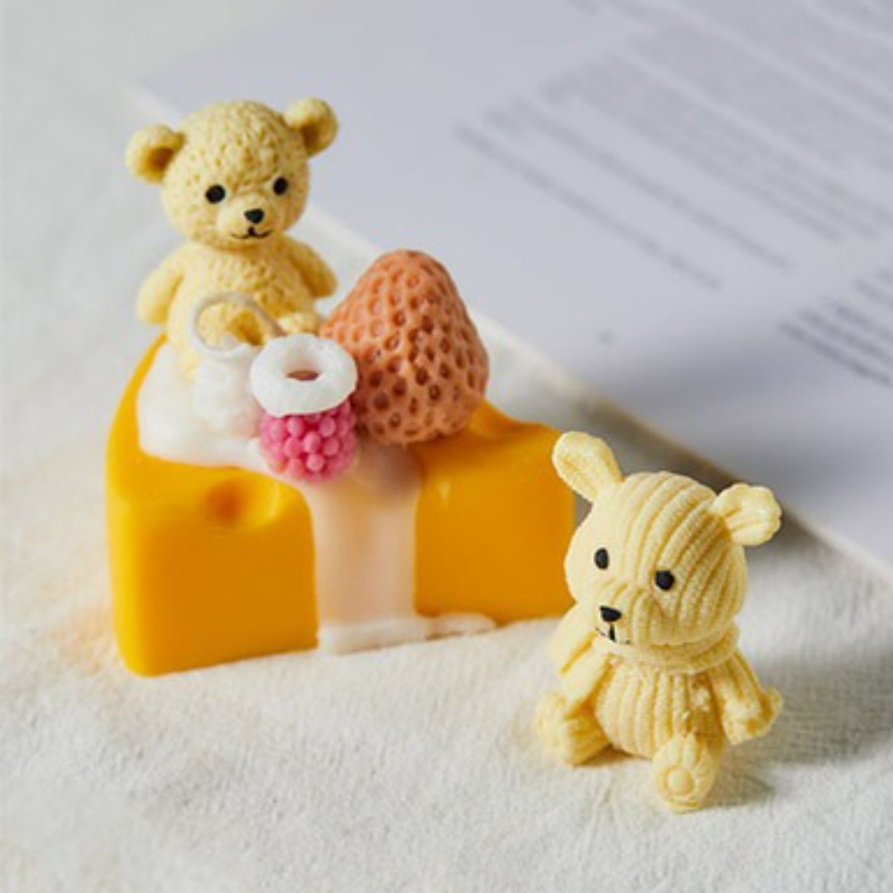 Easy Demold Teddy Bear Silicon - Soap Making Gifts のレビューと価格