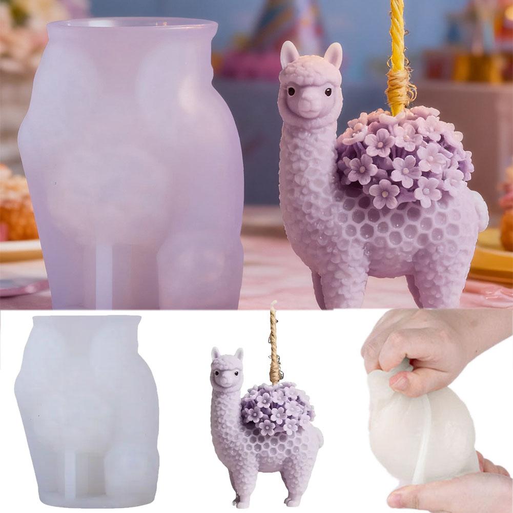 Alpaca Silicone Mold For Candl - Soap Making Gifts のレビューと価格