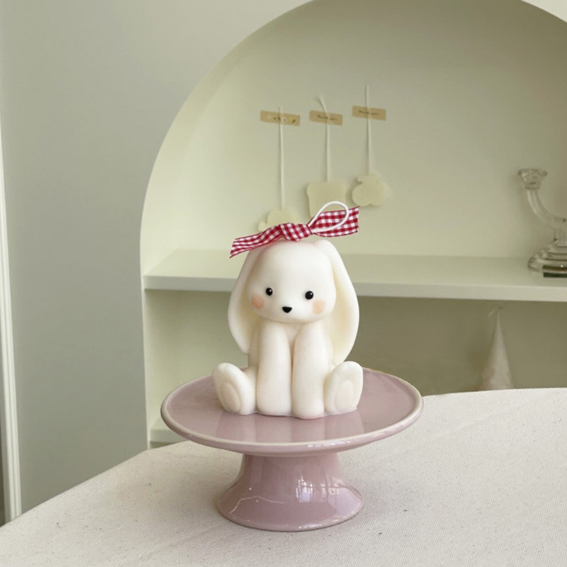 Sitting Rabbit Silicone Candle - Soap Making Gifts のレビューと価格