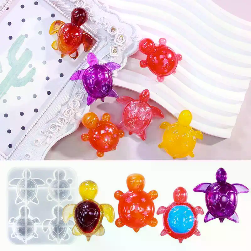 Four Turtles Plaster Silicone  - Soap Making Silicone Molds のレビューと価格