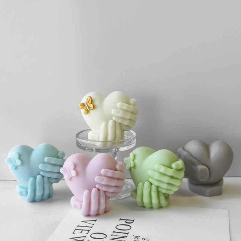 Hand Hold Love Silicone Candle - Soap Making Business のレビューと価格