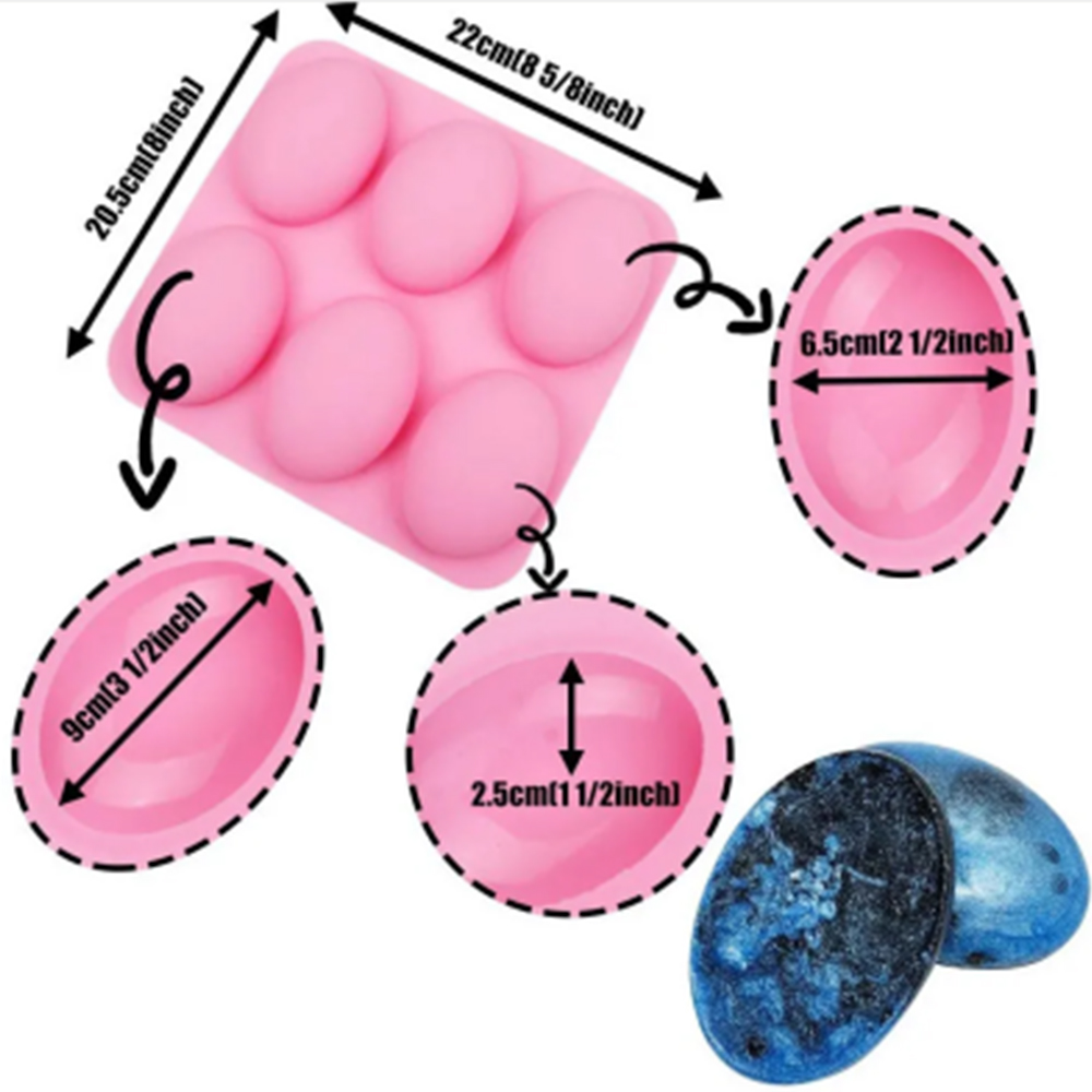 6 Cavities Multifunctional Ova - Soap Making At Home のレビューと価格