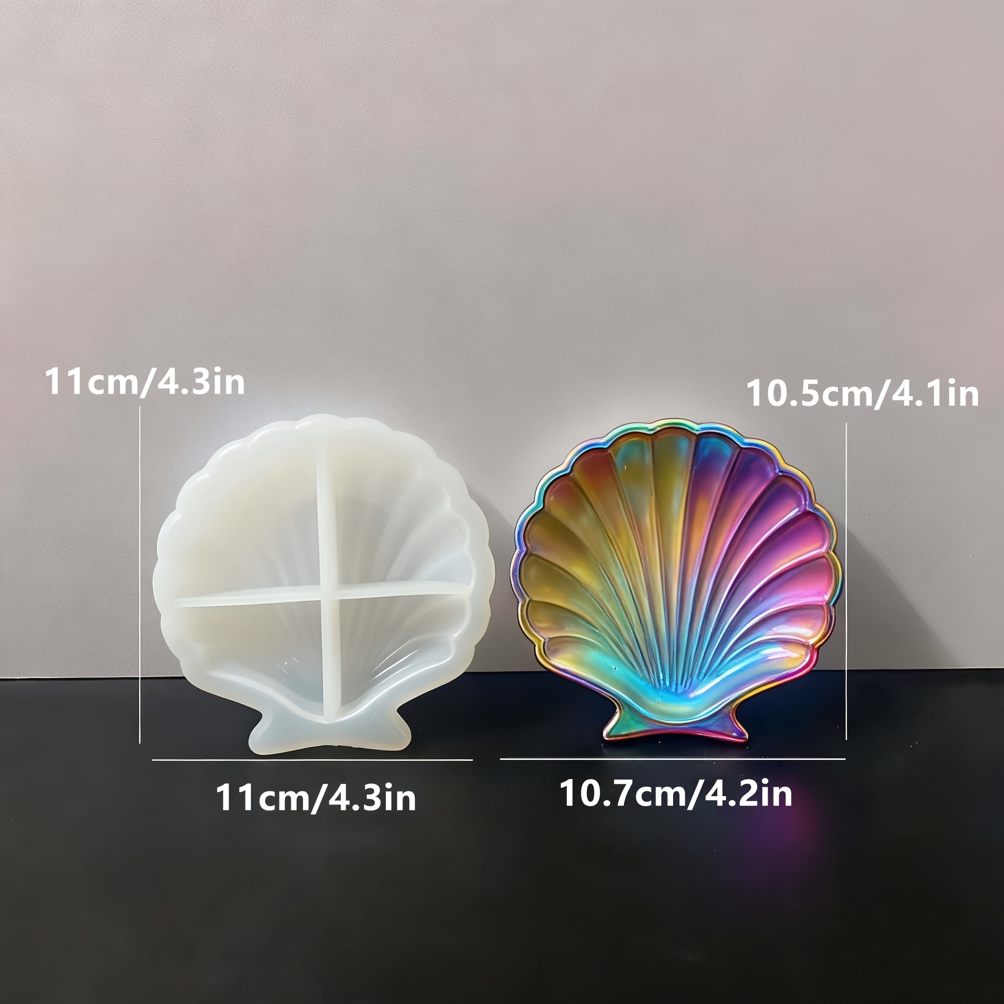 1 piece of silicone shell resi - Soap Making Designs のレビューと価格