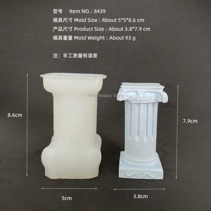 3D Roman Column Candle Silicon - Soap Making At Home のレビューと価格