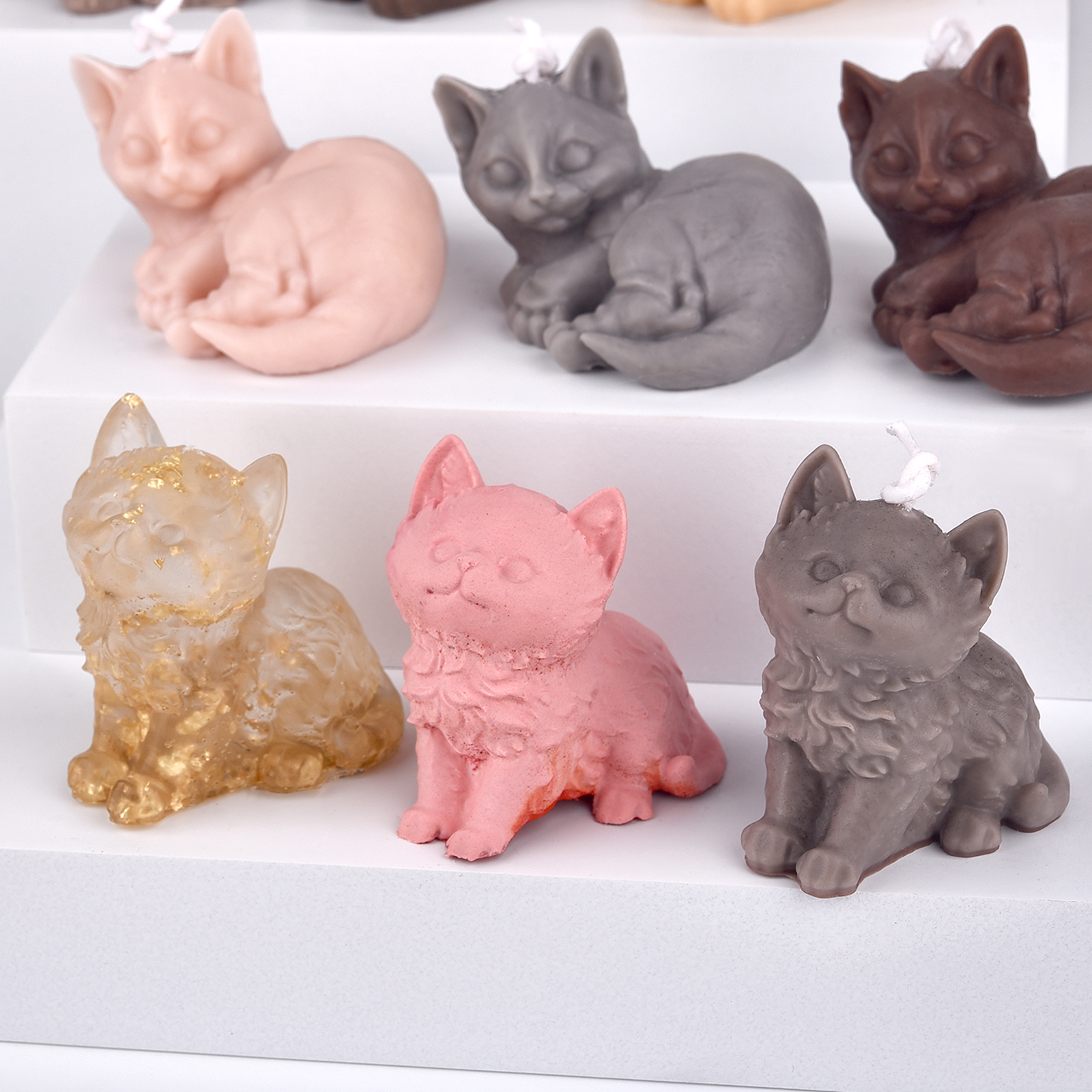 3D Dogs Cats Silicone Mold For - Soap Making Silicone Molds のレビューと価格