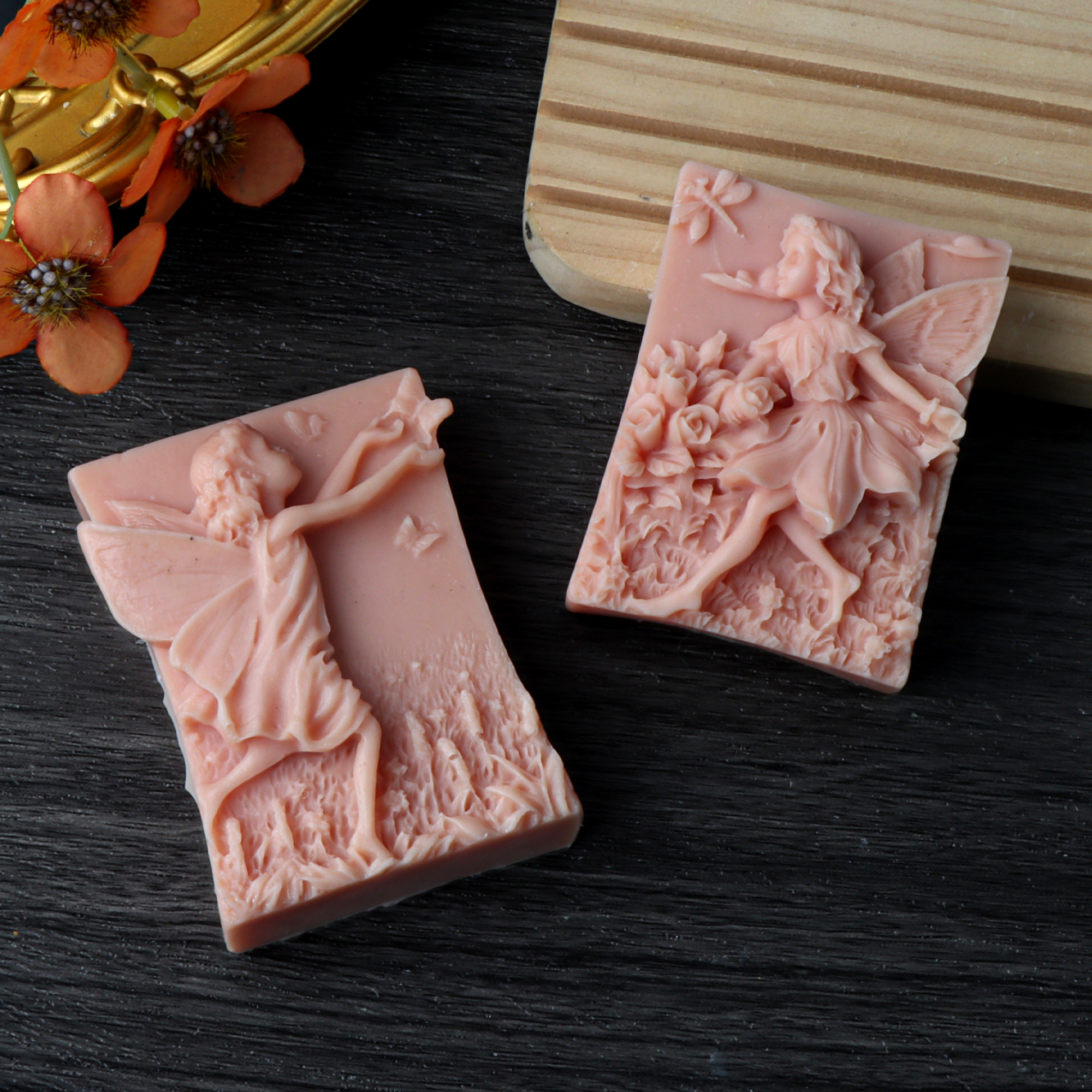 Flower Fairy Silicone Soap Mol - Soap Making Gifts のレビューと価格