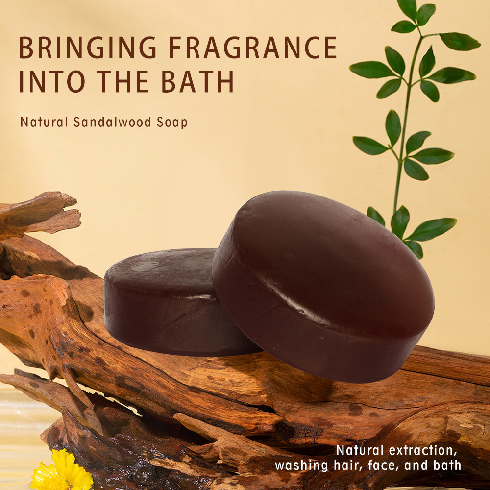 Sandalwood Soap - 2 Pack, Agar - Soap Making Olive Oil のレビューと価格