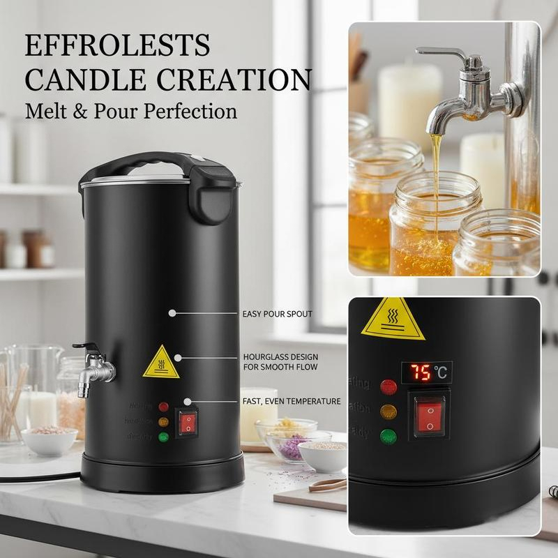 Candle Melting Machine 5.3 Qts - Soap Making Hobby のレビューと価格