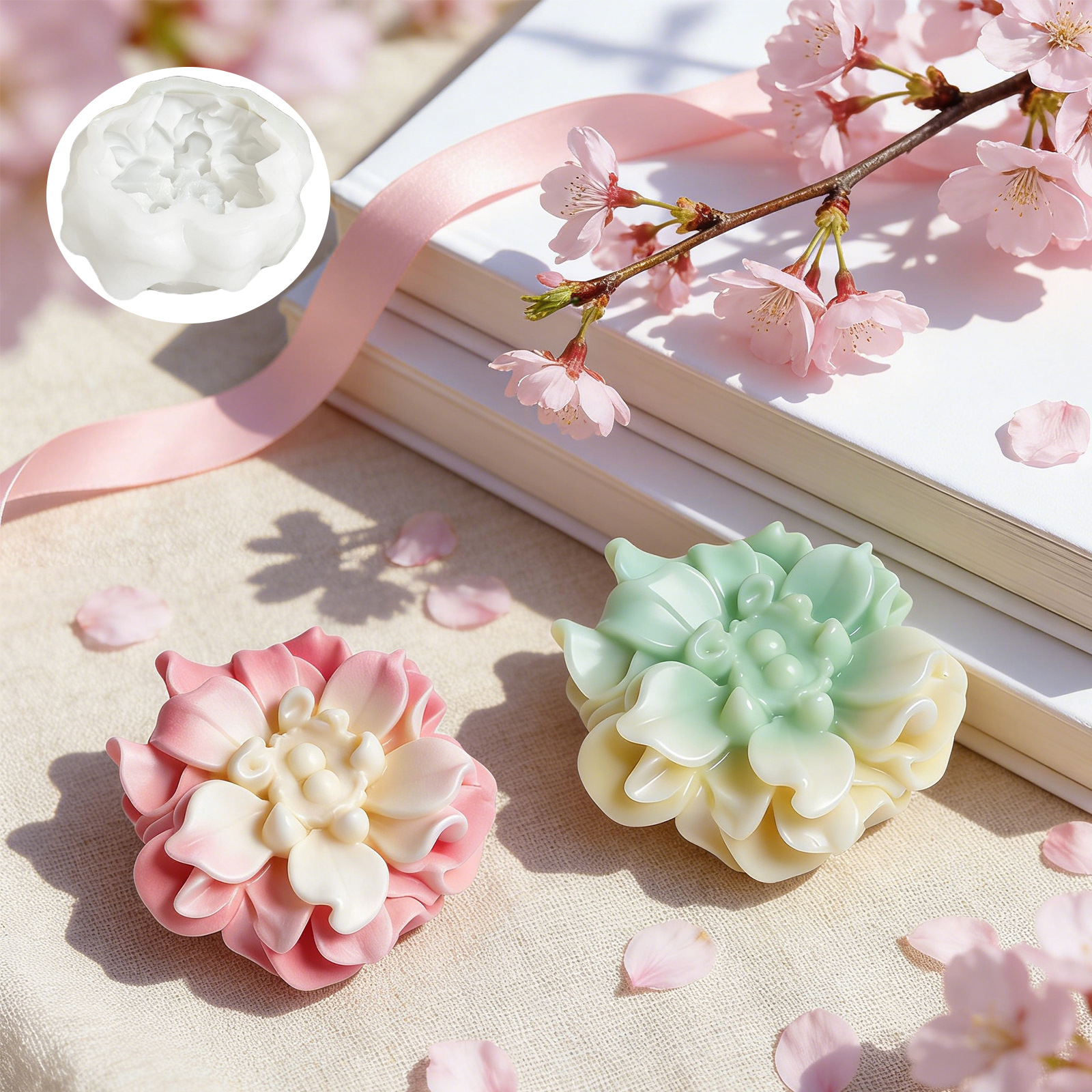 Silicone Mold Flower Shape 3D  - Soap Making Hobby のレビューと価格