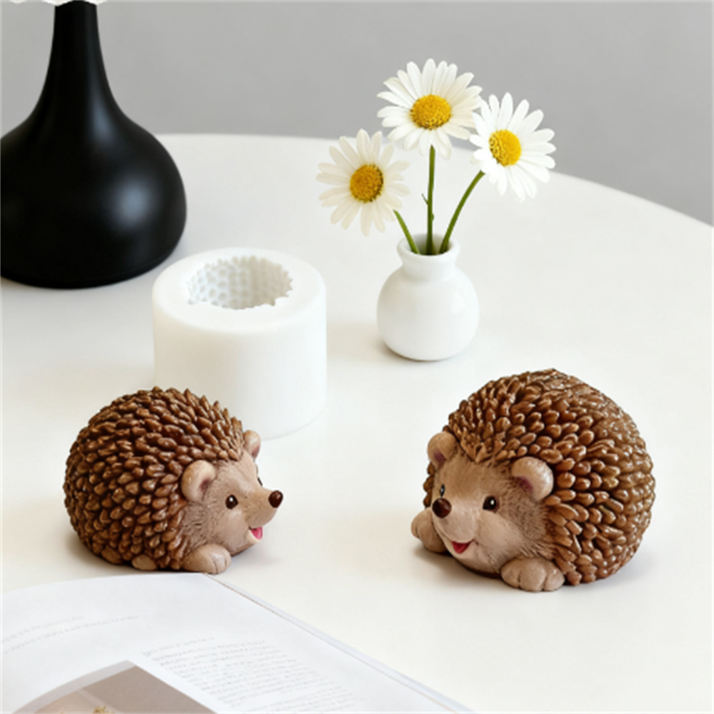 3D Hedgehog Silicone Mold Cute - Soap Making At Home のレビューと価格